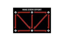 Football training mat training mat for football football training equipment quiet training red