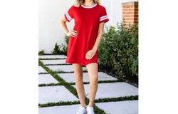 Southern Grace Game Day Dress In Plain