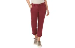 Democracy Grape Wine High Rise Trouser In Burgundy