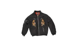 Ed Hardy Women&apos;s Tigers Bomber Jacket In Black