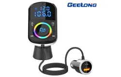 Car Bluetooth receiver Mobile audio converter automatically connects back to voice assistant AUX audio