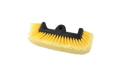 Car Wash Brush Removable Water Brush Yellow Soft Bristles Car Wash Brush 5 Side Bristles Suitable for Cleaning Car Van Truck Van Pole