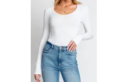 Monte Bethenny Bodysuit In Cream
