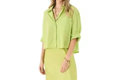 Starkx Aura Top In Sonny Lime