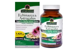 Enchinacea With Astragalus - 1425mg by Natures Answer for Unisex - 90 Count Capsules