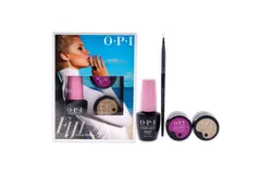 Fiji GelColor and Artist Series Trio - 1 by OPI for Women - 3 Pc 0&period;5oz GelColor - Getting Nadi On My Honeymoon&comma; 0&period;21oz Artist Series - Bronze Has More Fun&comma; 0&period;21oz Artist Series - Rate V for Violet&comma; Artist Series Mini Striper Brush