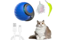 InteractiveCatToysforIndoorCats&comma;AutomaticCatToywithLEDLights&comma;CatMouseToys&comma;SmartSensingCatToys&comma;MovingCatToy&comma;SmartElectricCatToy&comma;USBRechargeable&comma;AutoOn&sol;Off