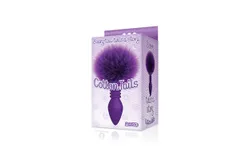 The 9&apos;s Cottontails butt plug ribbed Pur