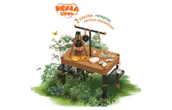 Contixo Kids Camping Table Playset - 17" Foldable Case&comma; Outdoor Pretend Play Toy by Contixo