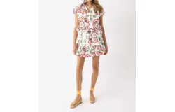 Never A Wallflower Prairie Mini Skirt In Fiesta Medallion