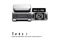 DDPAI mini5 Dash Cam Car Camera 2160P Ultra HD&comma; Black&comma; 128G Memory Card