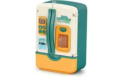 Kitchen Toys Fridge Refrigerator with Ice Dispenser Pretend Play Appliance for Kids&comma; Play Kitchen Set with Kitchen Playset