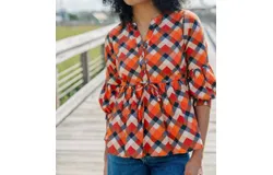 Marigold Nevaeh Blouse In Spiced Apple