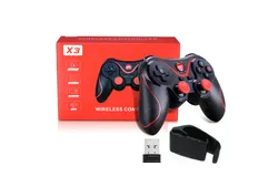 X3 Bluetooth Direct Connect Mobile Gamepad - FOR Android&sol;ios&sol;windows-Cross Keys-Black&lpar;Grip_Stand_Receiver&rpar;