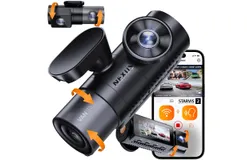 Vantrue N5 4 Channel WiFi 360° All Sides Dash Cam&comma; STARVIS 2 IR Night Vision&comma; 2&period;7K&plus;1080P&ast;3 Front Rear Inside Dashcam&comma; Voice Control&comma; GPS&comma; 24 Hours Buffered Parking Mode Dash Camera&comma; Support 512GB Max