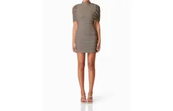 Elliatt Phoebe Mini Dress In Mushroom