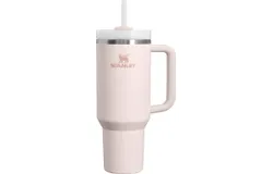 Stanley Quencher H2&period;0 &lpar;1&period;18L&rpar;FlowState Stainless Steel Vacuum Insulated Tumbler with Lid and Straw for Water&comma; Iced Tea or Coffee-Rose