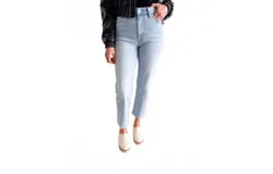 Pistola Lorelei High Rise Straight Jeans In Light Wash