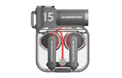&lpar;MONSTER&rpar; XKT15 Bluetooth Headset Wireless Semi-In-Ear Talking Noise Canceling Ultra Long Life-black