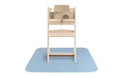 Baby Splat Mat 42&period;5x42&period;5 Inch &lpar;Tradewinds&rpar; &vert; Water Resistant for Under High Chair and Infant Play