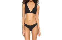 Commando Stripped Bralette In Black
