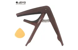 JOYO JCP-01 Light Capo Quick Change Clamp Key Plastic Steel with Pick for 6-String Acoustic Electric Guitar