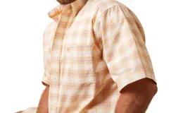 Ariat Pro Series Koa Classic Fit Shirt In Golden Rod