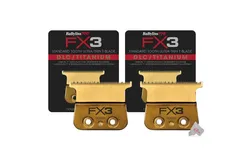 2x Babyliss Pro FX703G FX3 DLC Titanium Ultra Thin Blade Zero Gap Blade