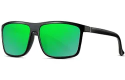 Rectangular Polarized Sports Sunglasses for Men Women Cycling Driving Fishing UV400 Protection