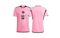 Mans Soccer Football Jersey Miami Home Soccer Jersey Pink