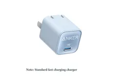 Anker Mobile Phone Fast Charging Wall Charger Morning Mist Blue 30W Safe Charge Pro Suitable for Apple 8-15