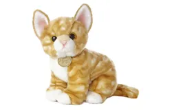 Aurora® Adorable Miyoni® Tots 25cm Orange Tabby Kitten Stuffed Animal