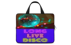 Long Live Disco Laptop Bag Women Man 10 12 13 15 17 Inch Office Notebook Travel Computer Handbag Waterproof Bag Notebook Cover
