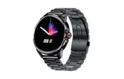 LEMFO LF26PRO Business Metal Smartwatch 1&period;32&apos;&apos; Full-touch Screen 360&ast;360pix Low-power Chip 24H Heart Rate Monitor IP68 Waterproof Multi-sports Mode Massive Dials&sol;Custom Dial Compatible with Android
