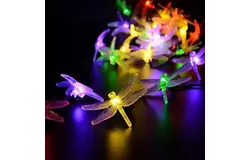 Solar Powered DragonFly LED Light String