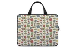 Books&comma; Books&comma; Books Laptop Bag Women Man 10 12 13 15 17 Inch Office Notebook Travel Computer Handbag Waterproof Bag Notebook Cover