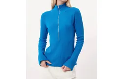 Frnch Mai Sweater In Bleu Azur