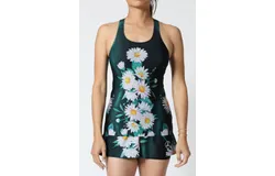 Ultracor Daisy Tennis Tank Top In Green