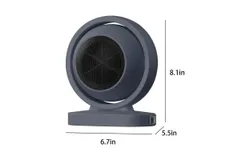 Heater Fan&comma; Space Heater&comma; Atmosphere Circulation Heating Fan&comma; Personal Small Fan for Home Office