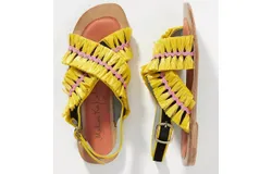 Meher Kakalia Ponza Liku Sandal In Yellow