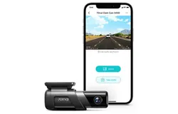 70mai driving recorder M500 car-mounted 1944P ultra-high definition 170° wide angle Beidou 3 &plus; GPS dual-mode positioning intelligent voice voice control collision emergency recording WIFI direct connection&comma; silver wing gray&comma; host &plus; installation gift package &plus; built-in 32G &plus; bracket