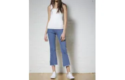 Avenue Montaigne Leo Fray Hem Jean In Denim