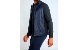Anatomie Leonardo Hooded Vest In Navy