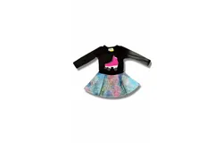 Dori Creations Girl&apos;s Roller Skate Dress In Black