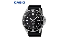 casio Casio Watch Men&apos;s Classic Diver Style Watch Quartz Electronic Non-Mechanical&comma; Black MDV-106-1AVDF
