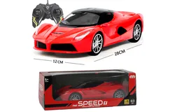 Four-way wireless remote control car simulation sports car 1&colon;16 model car toys for boys Ferrari &lpar;Red&rpar;
