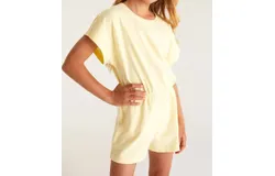Z Supply Kelby Romper In Tropical Sun