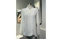 Beate Heymann Valoont Transparent Blouse In Cream