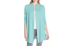 Pj Harlow Amelia Knit Cardigan In Aqua