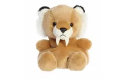 Aurora® Adorable Palm Pals™ 13cm Ash Saber Tooth Tiger™ Brown Stuffed Animal